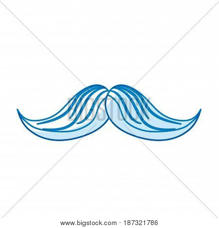 silhouette man mustahe and attractive fashion design, vector illustration