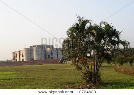 Parliament house, edificio a Dhaka in Bangladesh