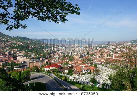 Sarajevo, Bosnie-Herzégovine - paysage urbain