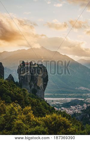 Monastery Holy Trinity, (agia Trias) Meteora , Greece