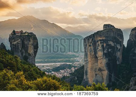Monastery Holy Trinity, (agia Trias) Meteora , Greece