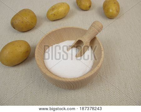 Dextrose from potato starch and fresh potatoes