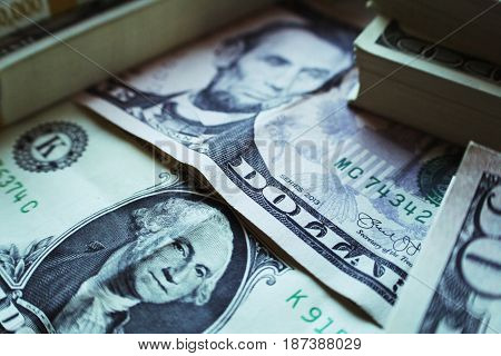 Money Close Up High Quality Stock Photo