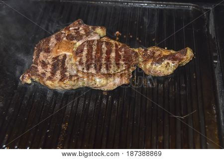 Steak Ribi Black Angus Grilled