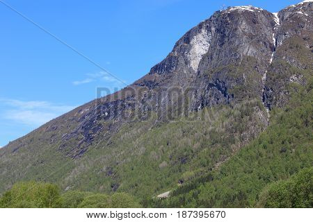 The new Skylift Cabel Car in Loen in Sogn, Norway.