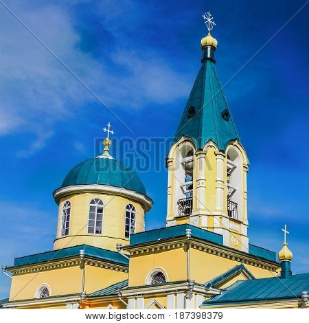 Cathedral of Christ the Savior christian church orthodox domes