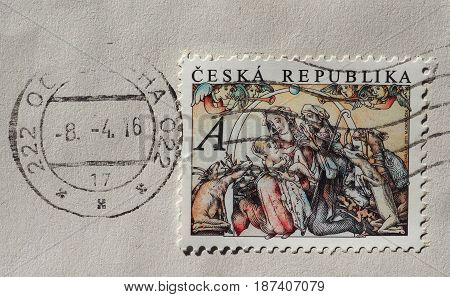 Stamp Of Czech Republic