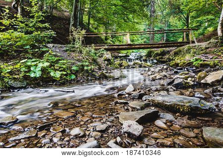 Waterfall Shypit In The Ukraine