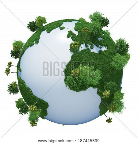 Green Planet Earth 3D ( version 03 )