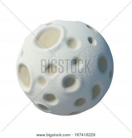 3D Planet Moon ( Low Poly )