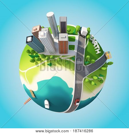 Planet City 3D ( version 02  )