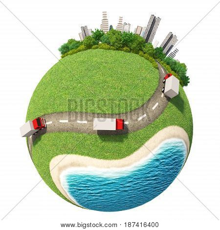 Planet City Roads 3D ( version 04 )