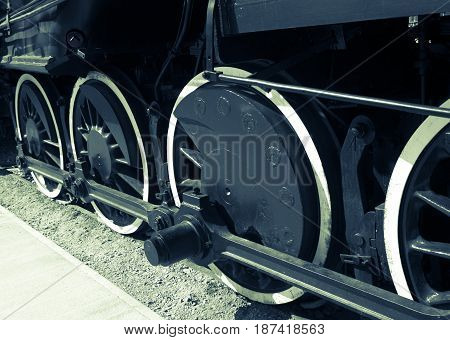 Details Of Polish Steam Locomotive.