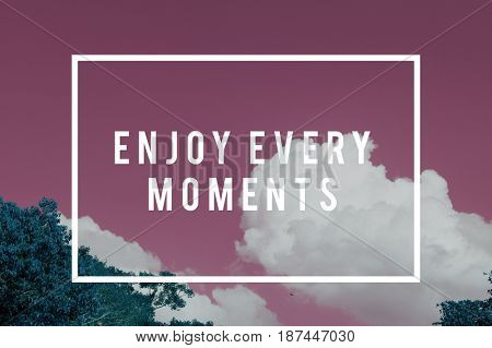 Sky nature photo with motivative quotes 