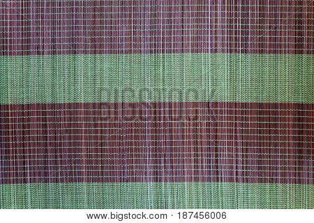 Bamboo mat plate, Colorful pattern, Bamboo texture, Blank space of bamboo mat, Japanese Bamboo plate