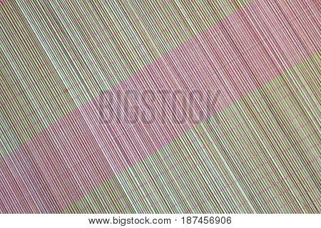 Background of bamboo mat plate, Colorful pattern, Bamboo texture, Blank space of bamboo mat, Japanese bamboo mat