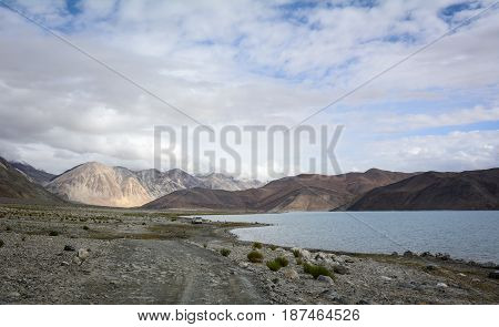 Pangong Lake In Ladakh, India