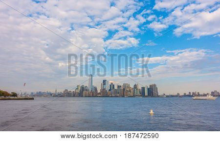 Manhattan skyline, New York City. USA