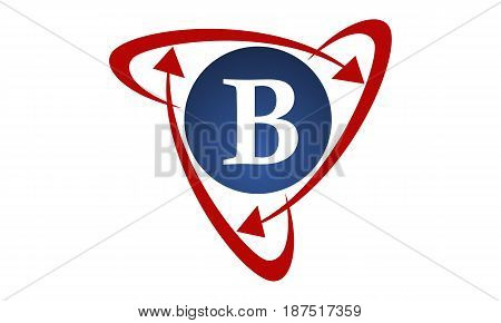 This image describe about  Online Marketing Business Distribution Technology Letter B