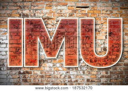 IMU: the most unpopular italian tax on land and buildings - concept image