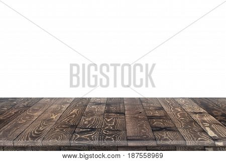 Rustic wooden table perspective. Large dinner empty wooden table perspective. Wooden table texture background. Wooden table perspective worktop. Empty wooden table perspective for product placement montage. Wooden table perspective. Wooden table surface.