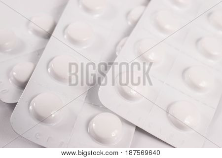 Analysis of medicaments in laboratory. Medical Research and diseases Science