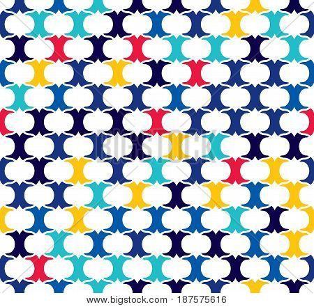 Abstract background in Oriental style. Bright colors. Mosaic of colors and shapes.