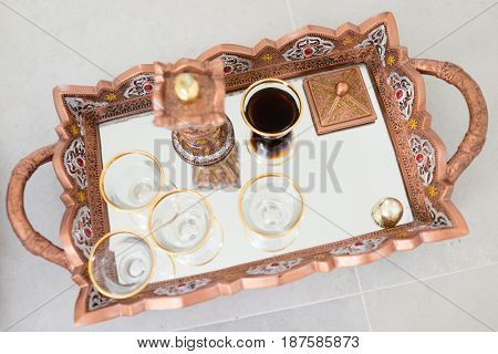 Traditional coffee in Dallah