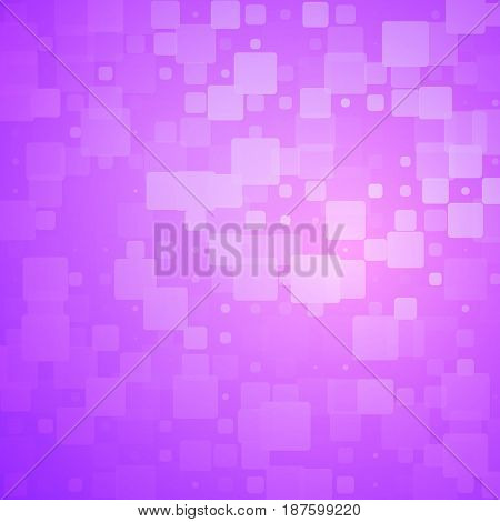 Purple Pink Glowing Rounded Tiles Background