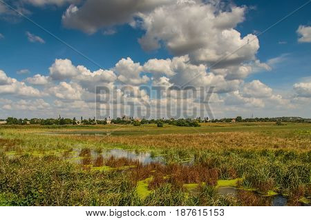 The Splashed River Flooded Meadows.