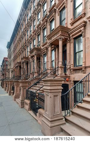 Harlem Brownstones - New York City