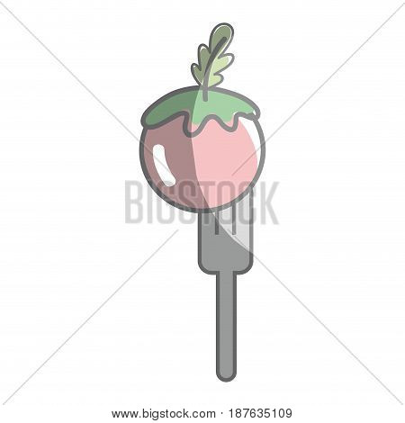 fresh tomato to prepair natural salad, vector illustration