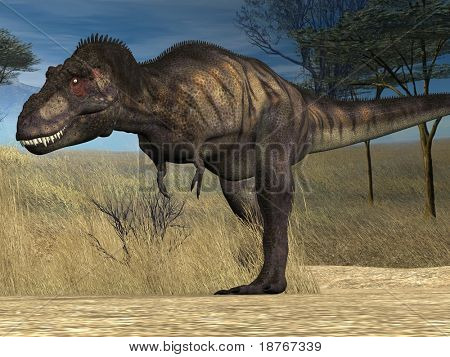 Tyrannosaurus Angriff