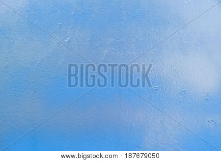 Background Pattern Horizontal Texture of Blue Metal Plate with Copy Space for Text Decorated.