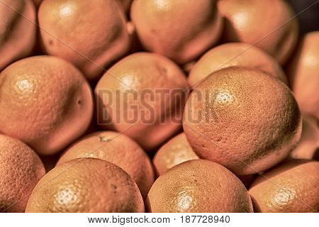 In The Market Lost Of Fresh Orange