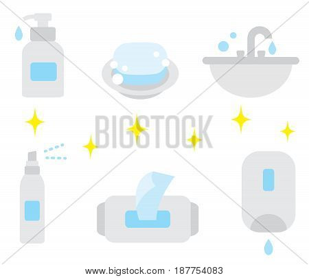 hand hygiene products. clean human hands 
. health care concept
