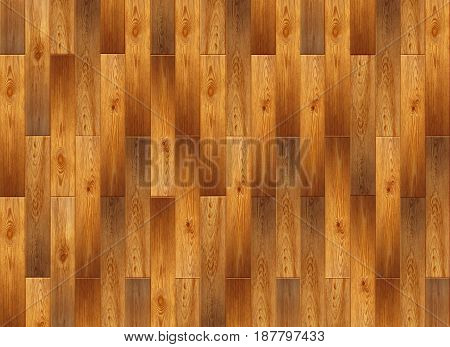 Parquet From Wooden Pattern. Light Wooden Parquet On The Floor. Fragment of parquet floor