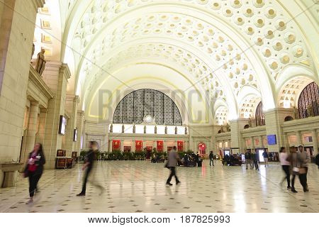 Main Hall of Washington Union station -  2017