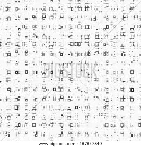 Abstract colorful seamless background from pixels. Vector illustration