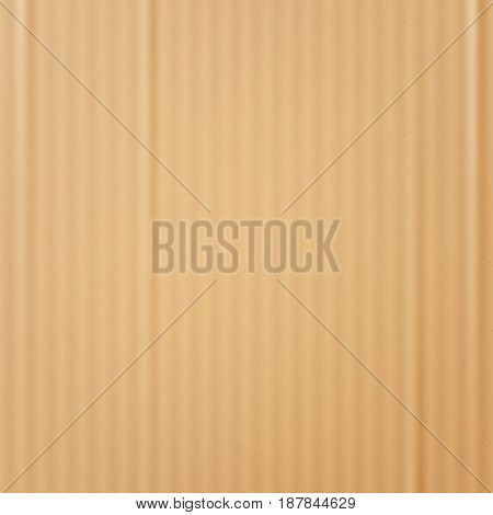 Cardboard Texture Vector. Realistic Material Paper Cartoon Background. Graphic Design Element