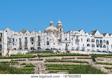 Panoramic view of Locorotondo. Puglia. Southern Italy.