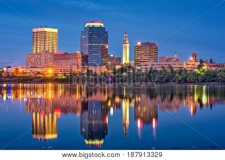 Springfield, Massachusetts, USA Skyline