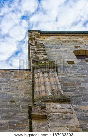 The Monastery ruins in Paulinzella in Thuringia Germany