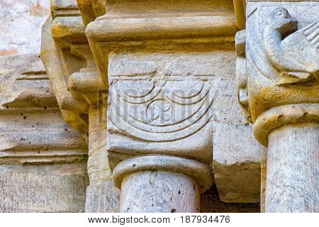 The Monastery ruins in Paulinzella in Thuringia Germany