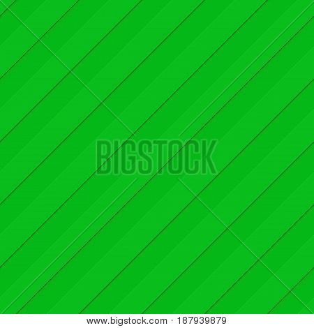 Green abstract seamless 3D diagonal stripe pattern background