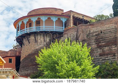 View On Balcony Of Queen Darejan's Palace In Tbilisi, Georgia