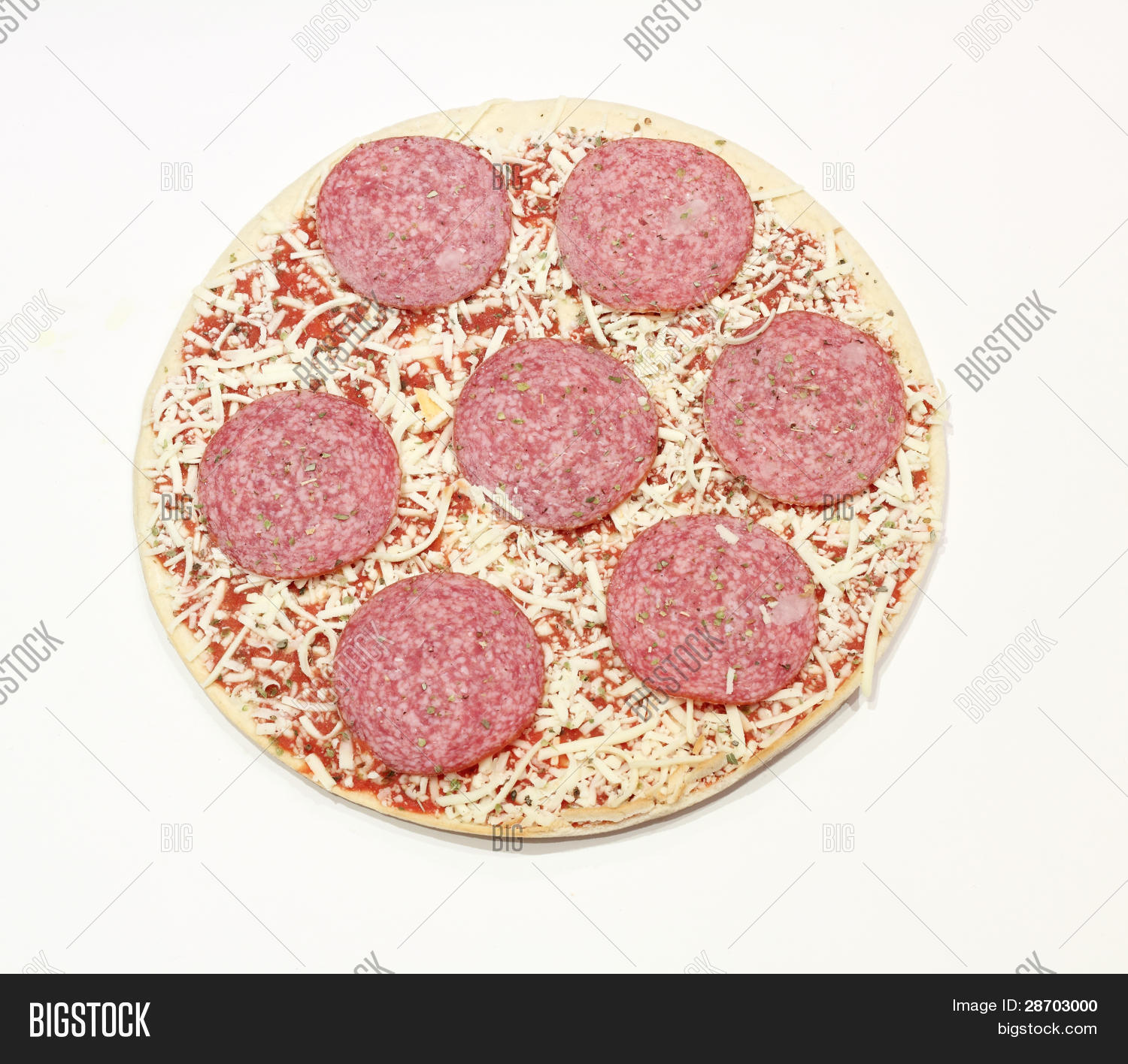 Frozen Pizza Salami Image & Photo (Free Trial) Bigstock