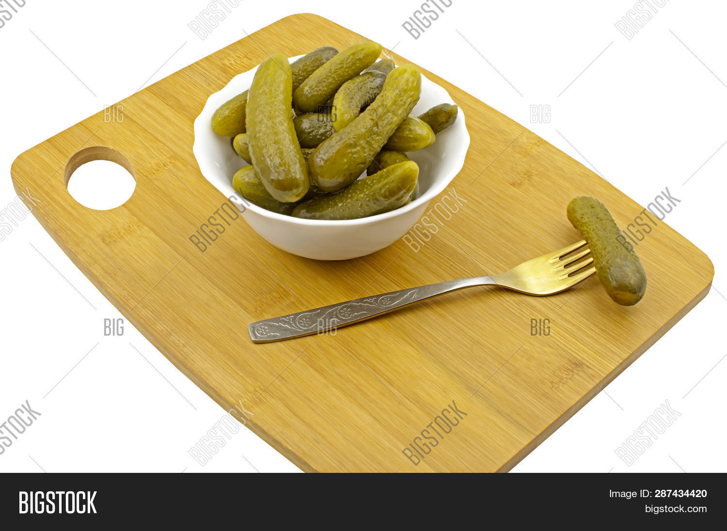 Pickles Bowl Pickle On Image & Photo (Free Trial) Bigstock