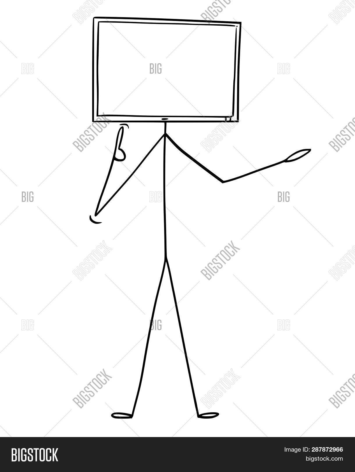 Cartoon Stick Figure Image & Photo (Free Trial) | Bigstock