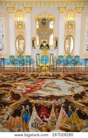 Saint Petersburg, Russia - April 26: Catherine Palace, Interior Detail On April 26, 2015 In The Town